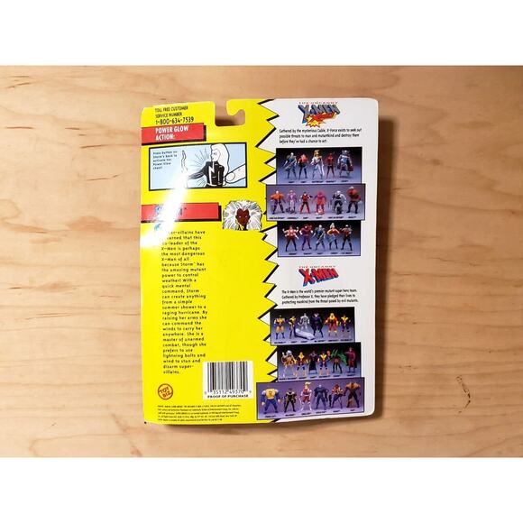 🗨🧬 Toy Biz Power Glow Storm Marvel X-Men Vintage 1993 Action Figure 🧬🗨 - Picture 2 of 4